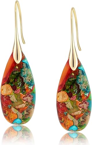 Chic Colorful Drop Earrings