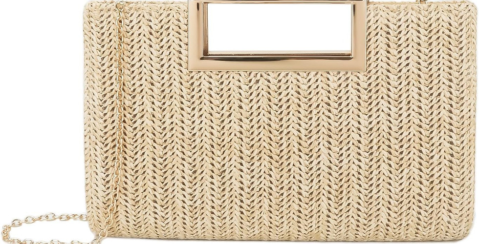 Amazon Woven Clutch Bag