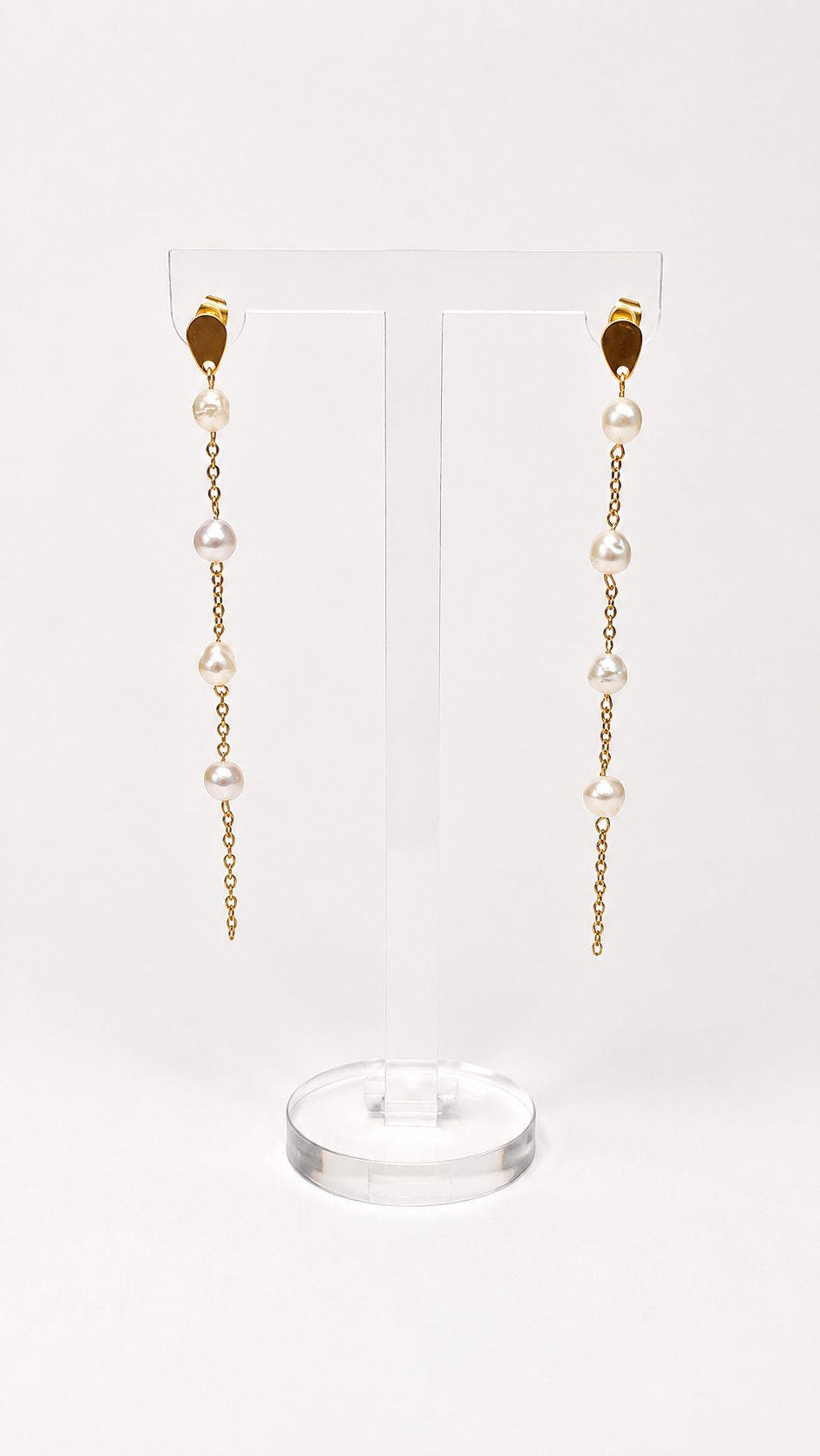 Thumbnail: Mother-of-Pearl Cross Pendant Necklace and Pearl Cascade Drop Earrings