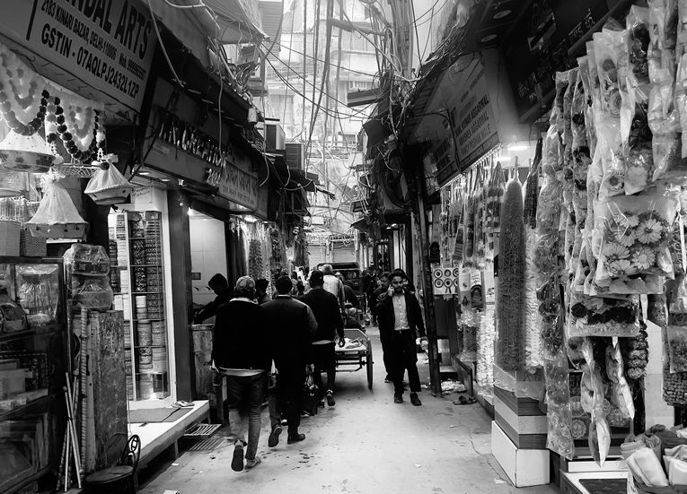 alleyway in New Delhi