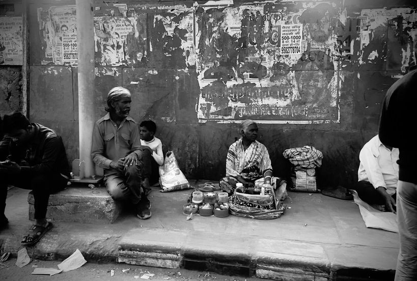 street in Chandni Chowk, New Delhi