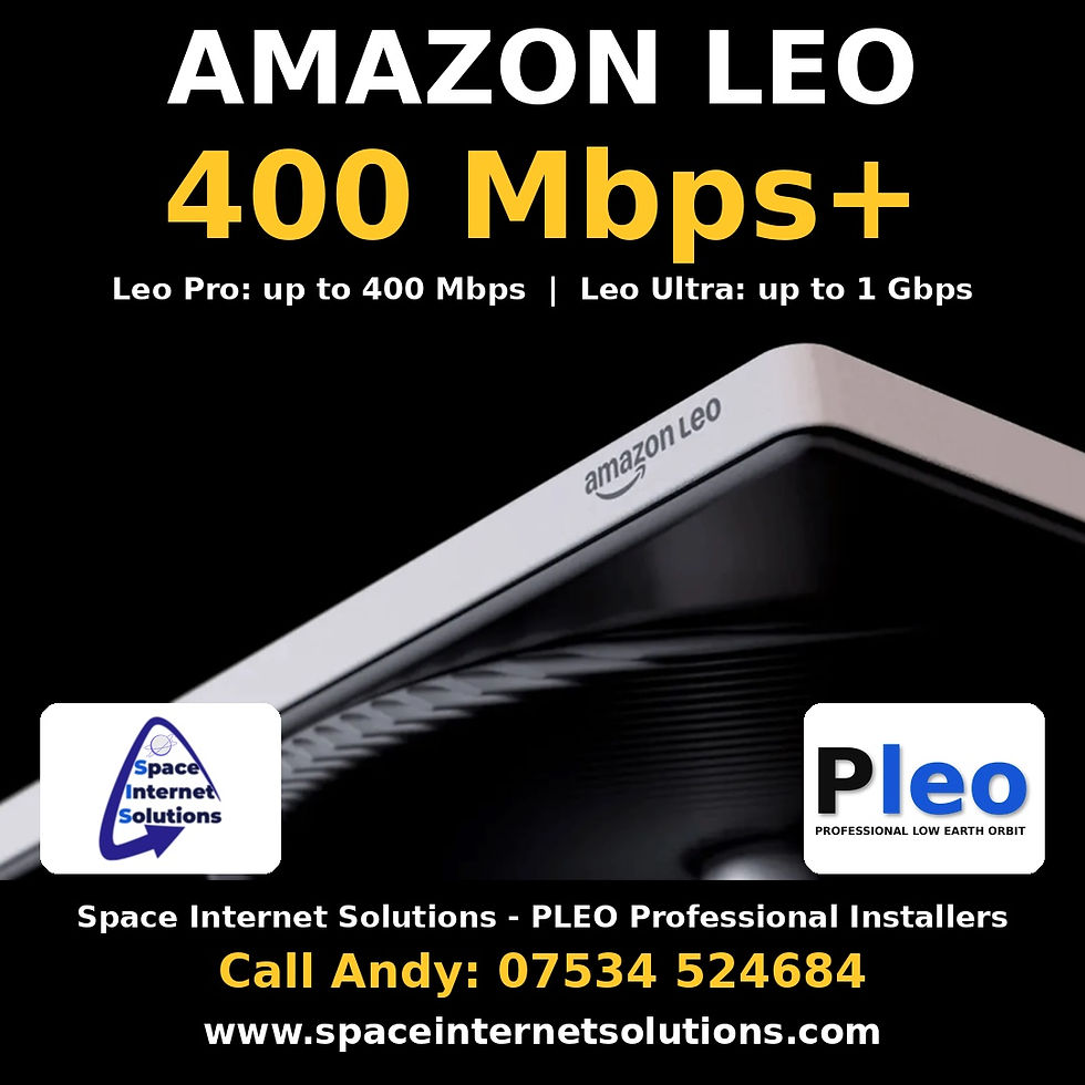 Amazon Leo Hits 400 Mbps+: What It Means for UK Satellite Broadband