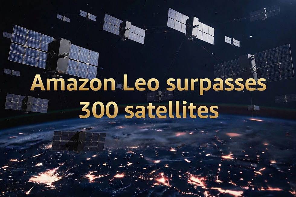 Amazon Leo surpasses 300 satellites