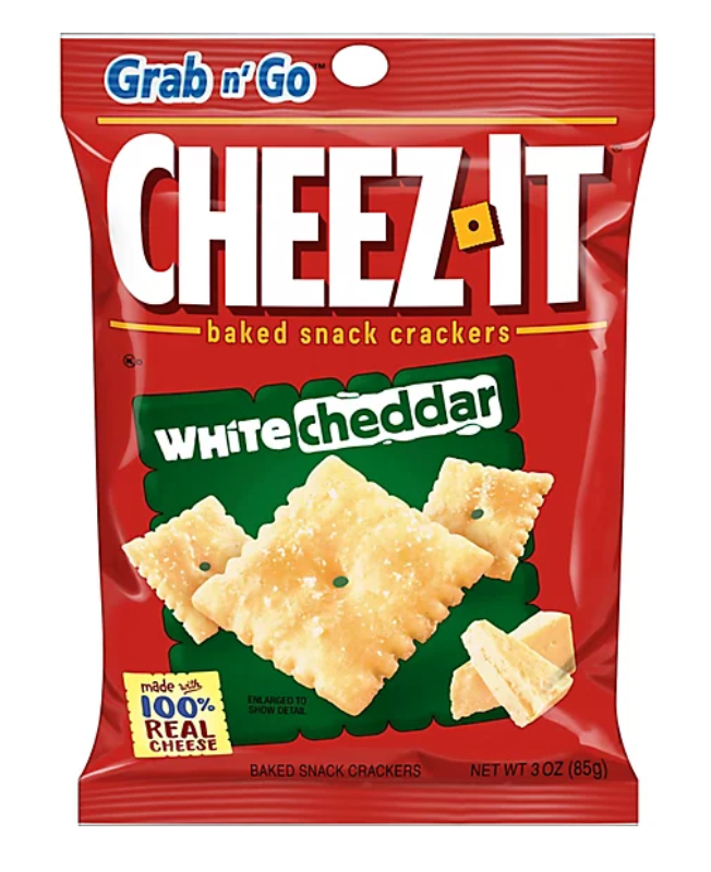 Cheez-It Baked Snack Cheese Crackers White Cheddar