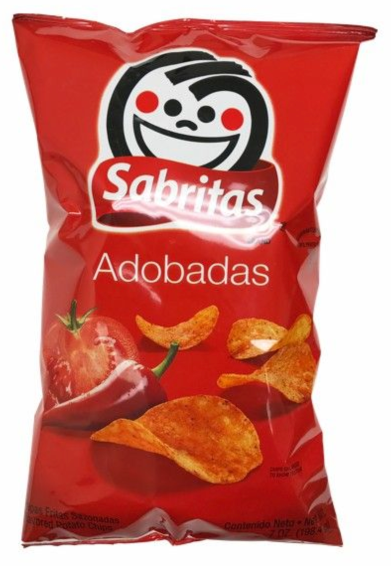 Sabritas Adobadas Flavored Potato Chips, 3.7 oz