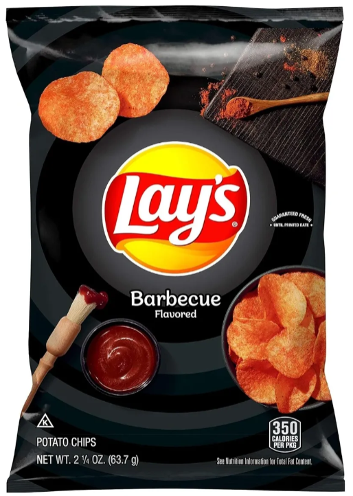 Lay's Potato Barbecue Chips, 2.25 oz