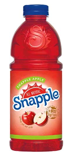 Snapple Apple Juice Drink All Natural, 20 oz