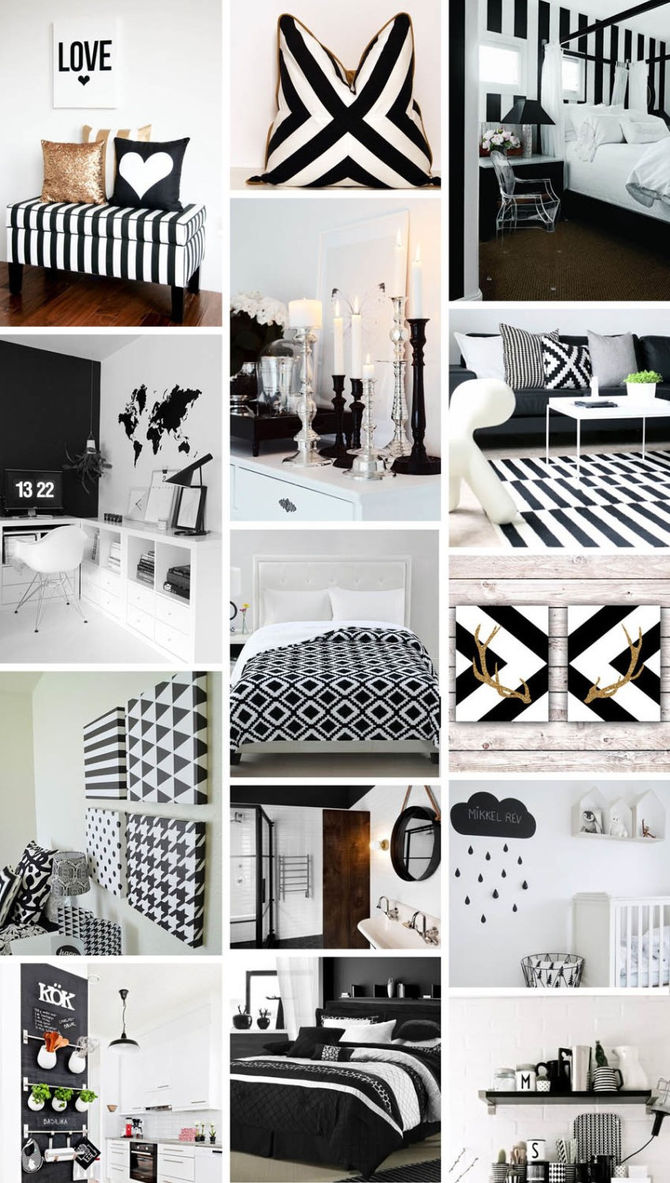 Blanco y Negro, una combinación de colores que nunca pasa de moda