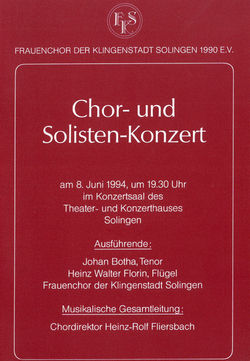 1994 Chor und Solisten