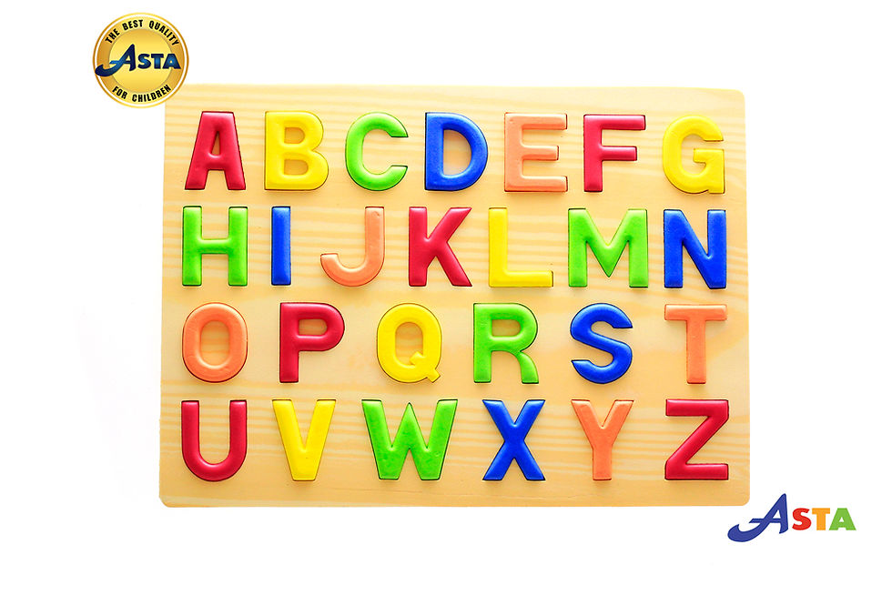 ภาพขนาดย่อ: ASTA ชุดบล็อกตัวอักษรนูนภาษาอังกฤษตัวพิมพ์ใหญ่ (3D Foam Uppercase Alphabet)