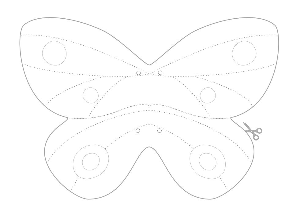 Miniatură: butterfly wings template june bug a butterfly printable party kit socolossal