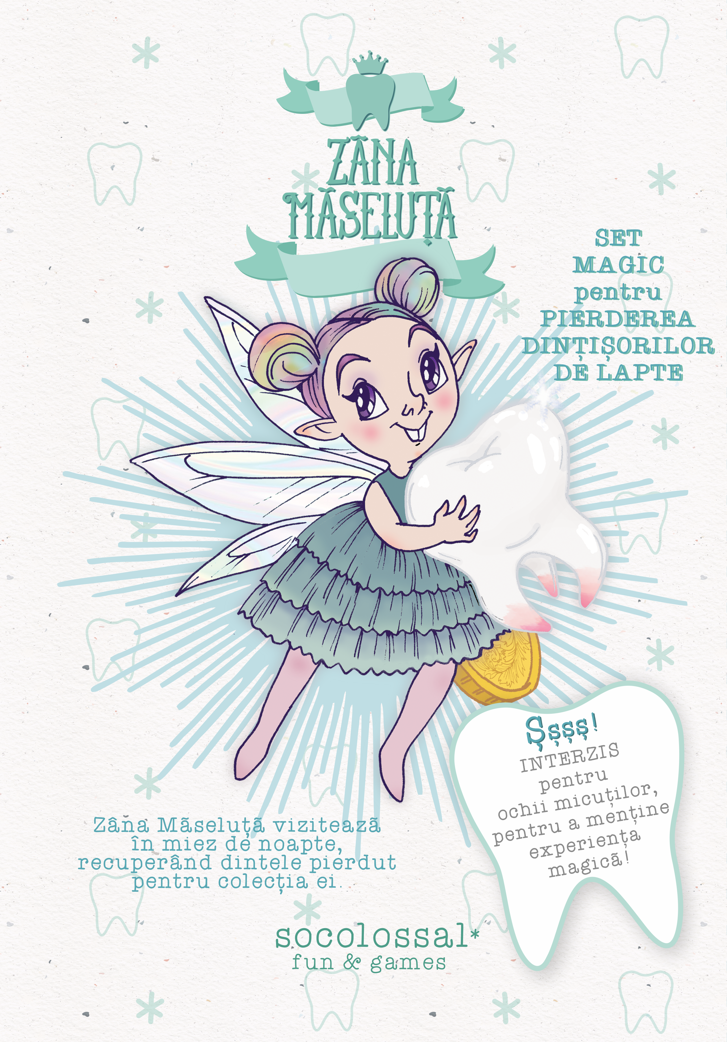 coperta Set Zana Maseluta digital printabil socolossal