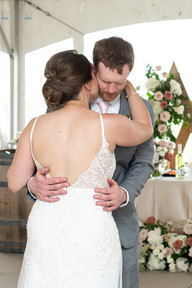 First dance at Bella Terra winery wedding photographed by Niagara wedding photographer