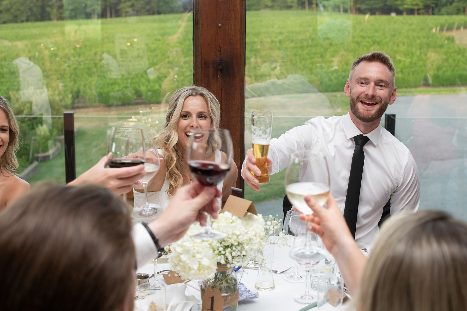 Niagara winery wedding photography at Vineland Estates Estate Winery