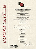 ISO Certificate