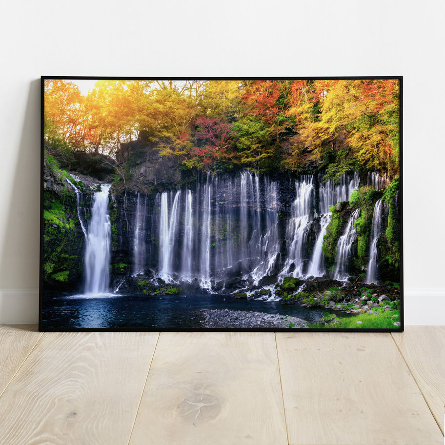 Quadro Cachoeira 125 - detalhe da textura da tela
