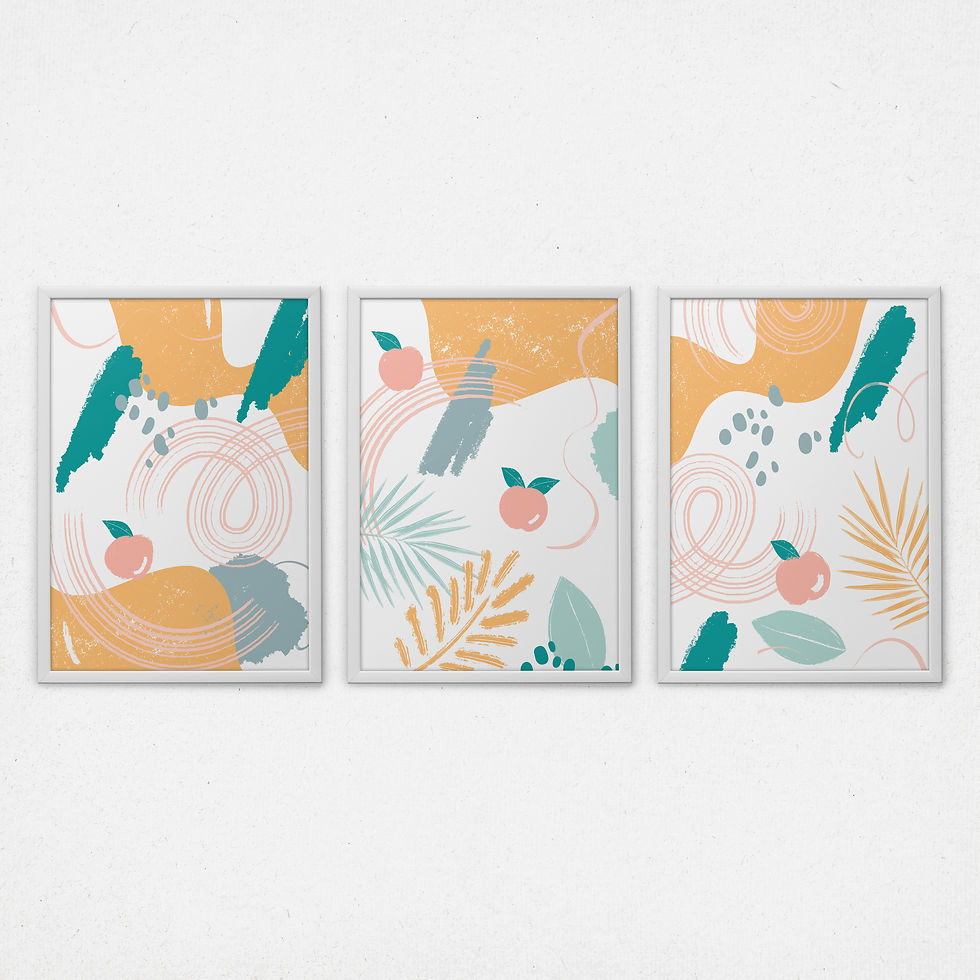 quadro decorativo Tropical Abstrato
