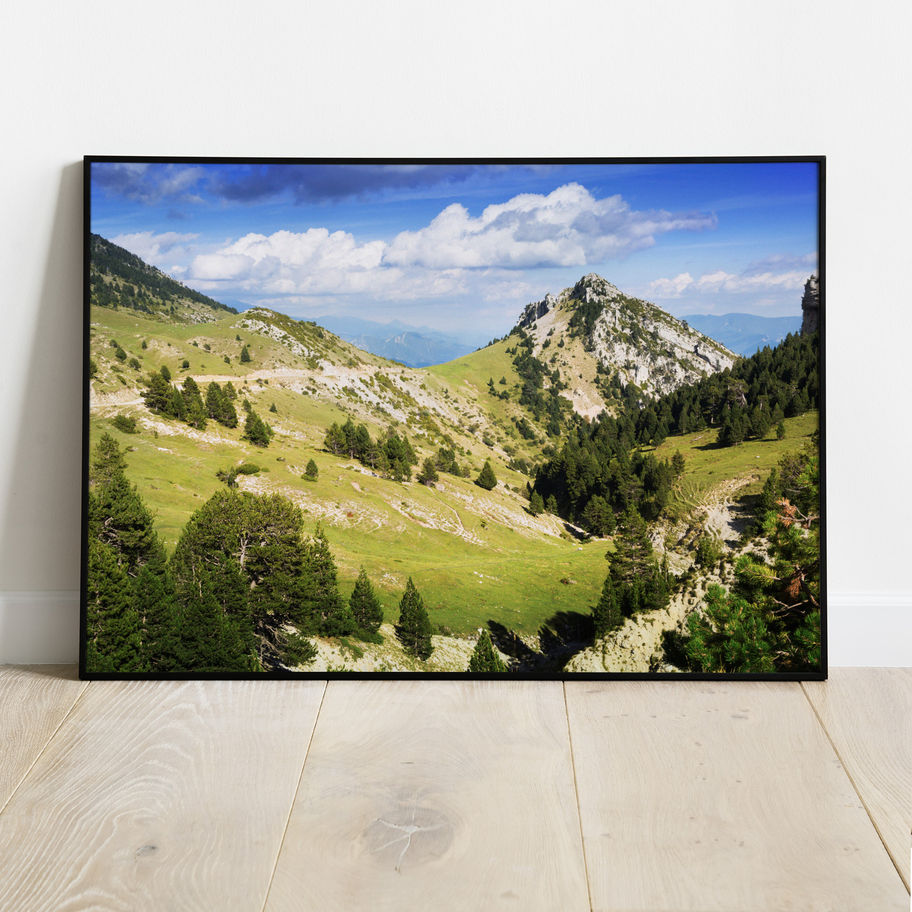 Quadro Natureza 28 - composição completa em ambiente decorado