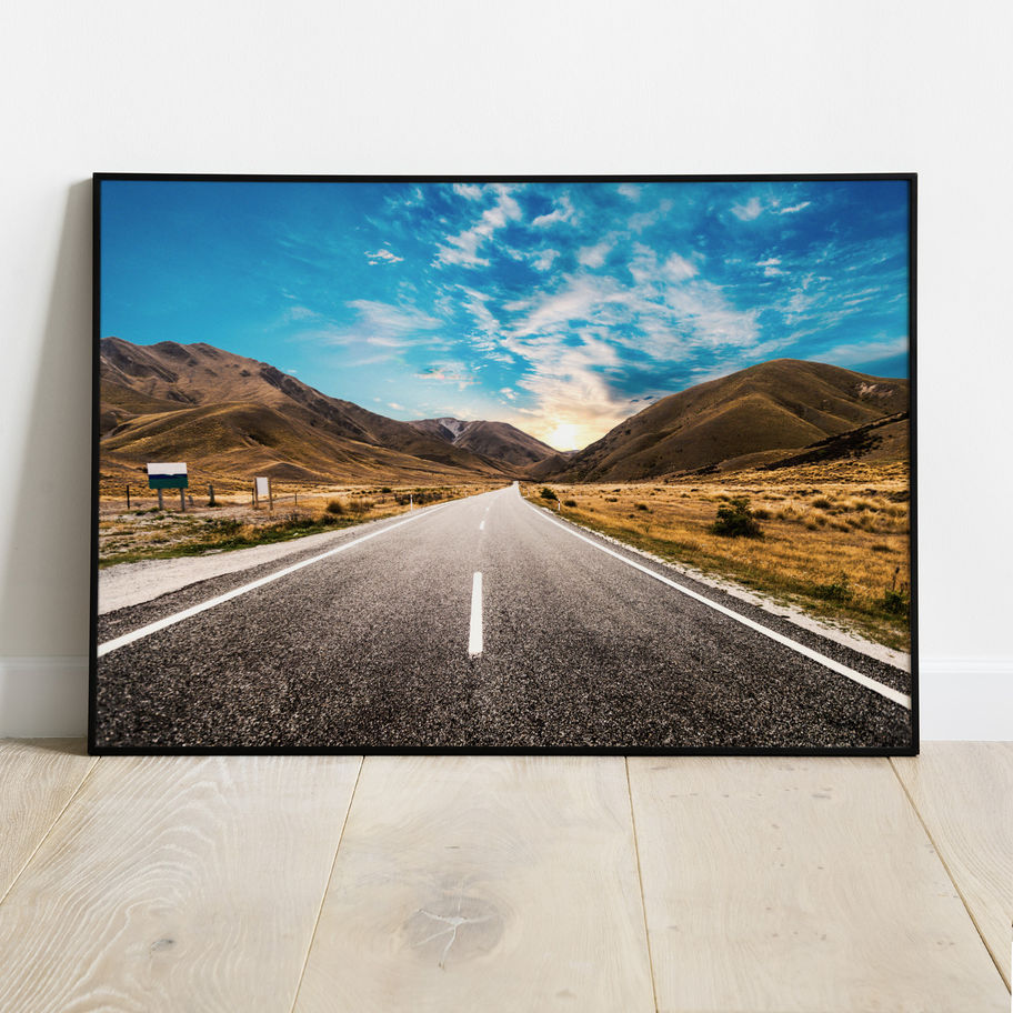 Quadro Natureza 93 - composição completa em ambiente decorado