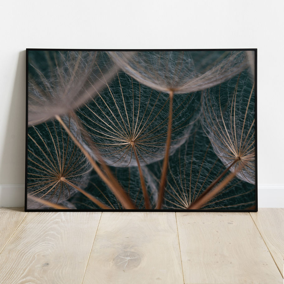 Quadro Botânico 138 - composição completa em ambiente decorado