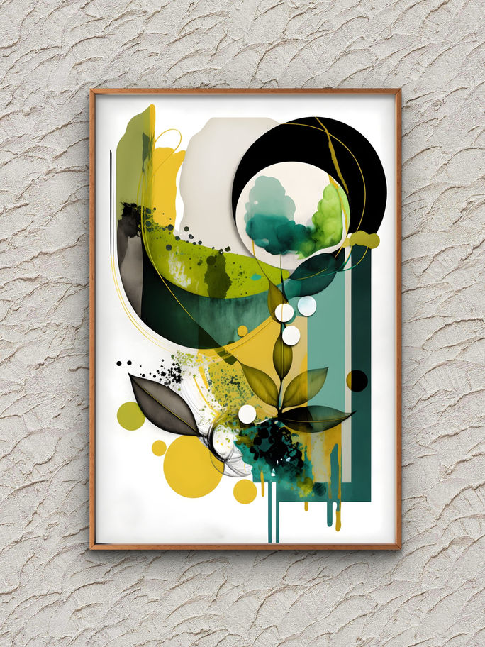 quadro decorativo Harmonia Botânica