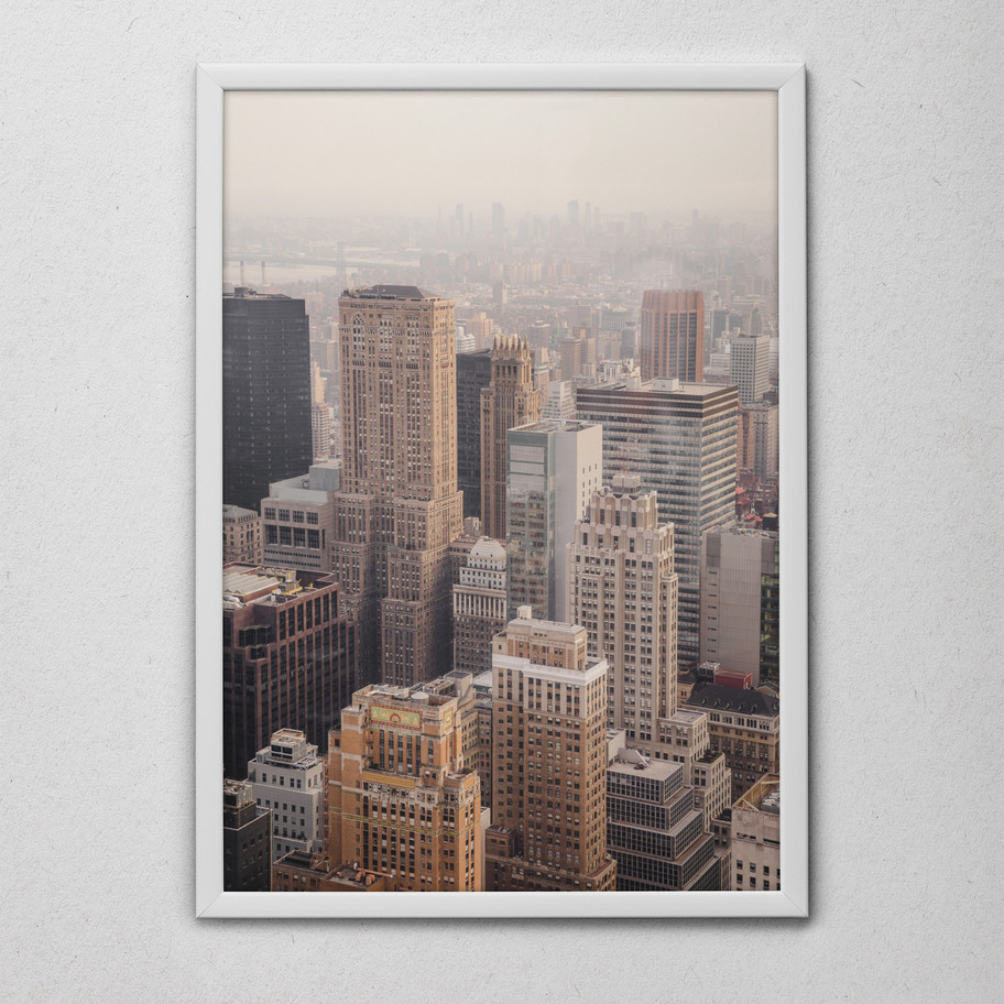 Quadro Cidade 006 - detalhe da textura da tela