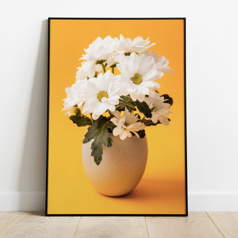 Quadro Botânico 029 - composição completa em ambiente decorado