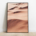 quadro decorativo orizonte de areia