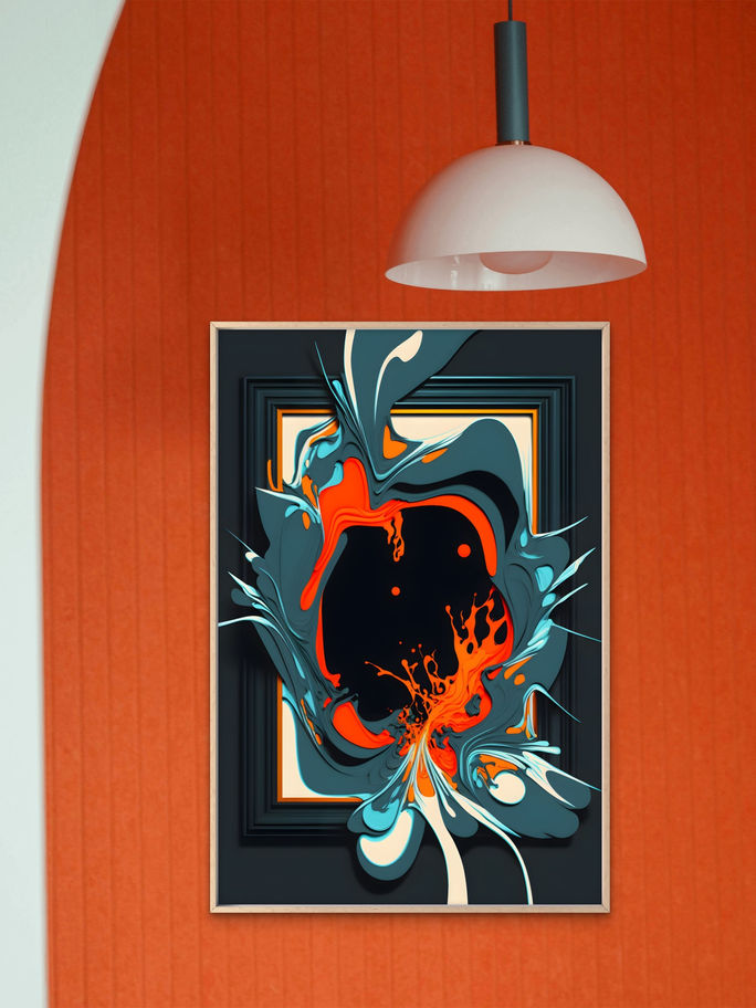 quadros decorativos Explosão de Energia