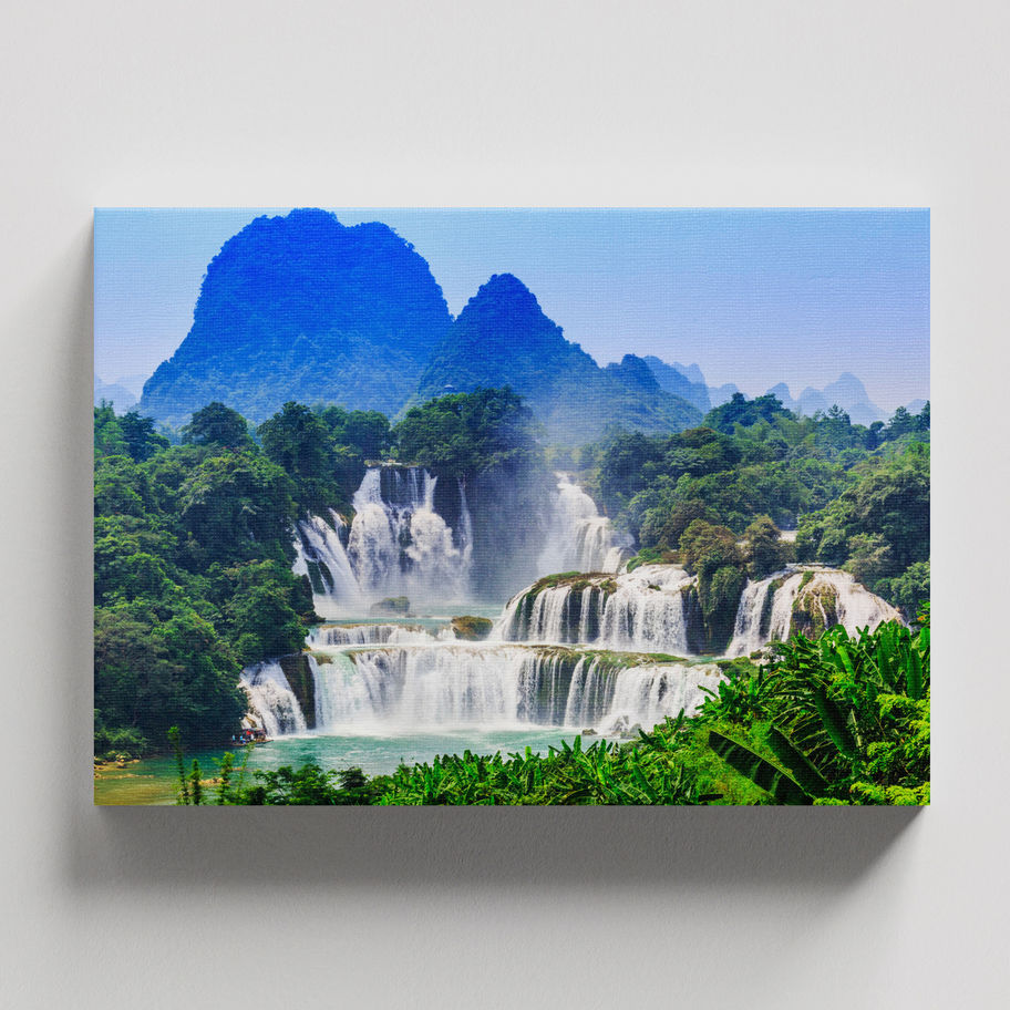 Quadro Cachoeira 120 - vista lateral da moldura