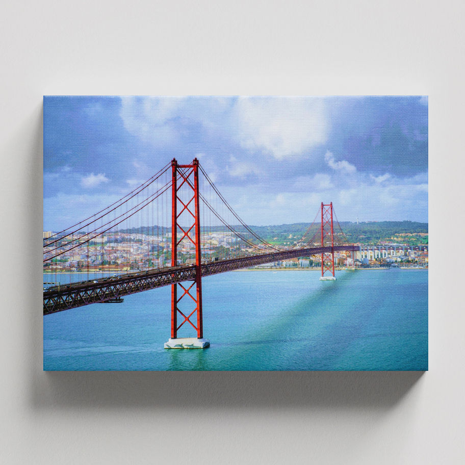 Quadro Urbano 53 - vista lateral da moldura