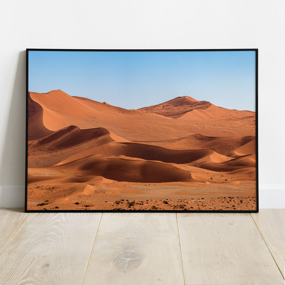 quadro decorativo ondas do deserto
