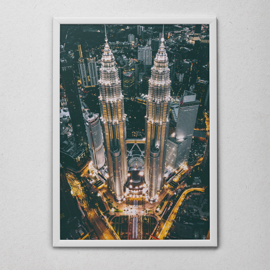 Quadro Cidade 007 - detalhe da textura da tela