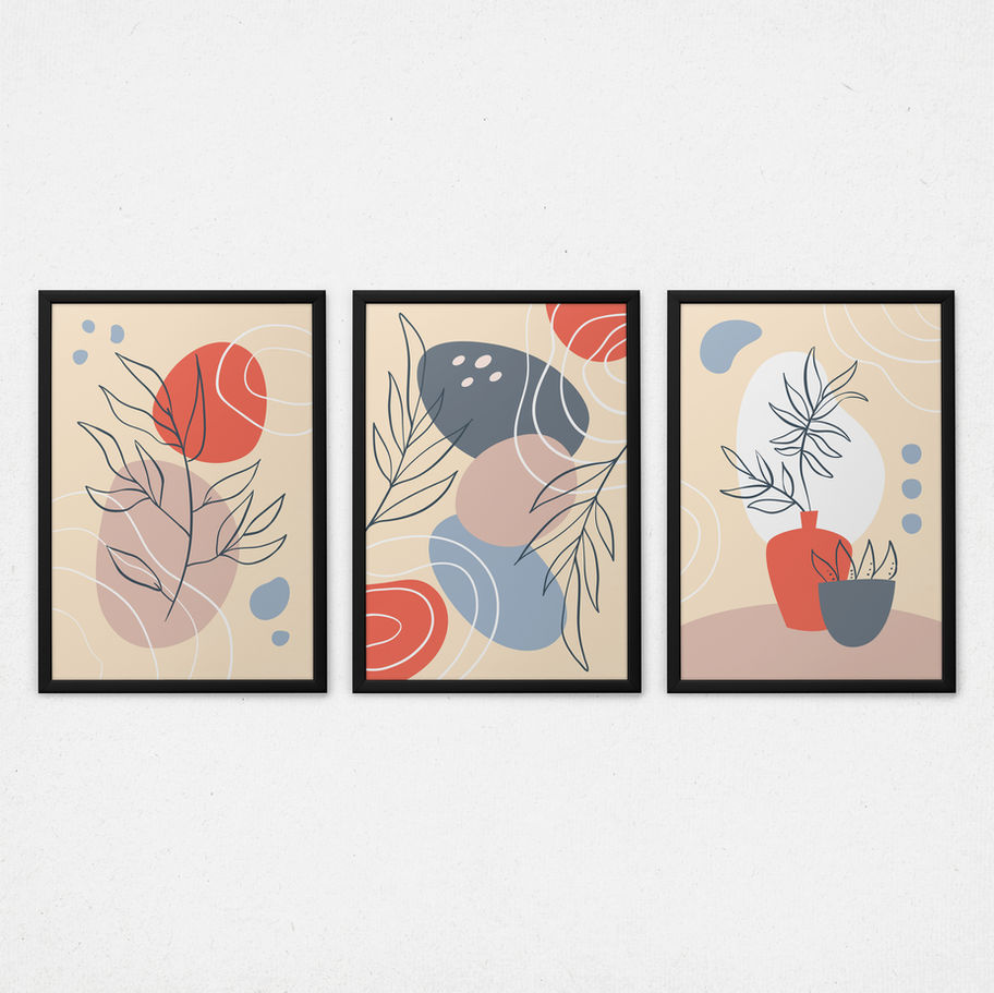 quadro decorativo Botânico Contemporâneo
