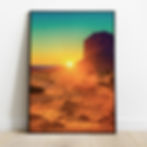 quadro decorativo luz do deserto