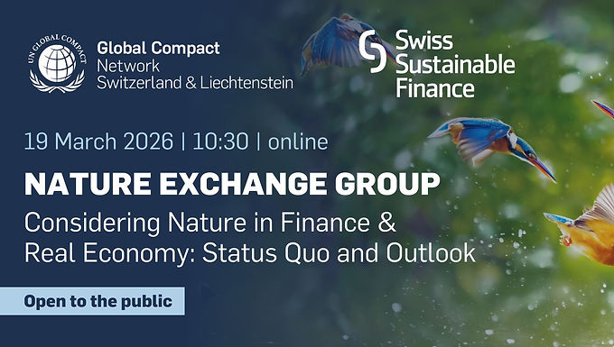 Nature Exchange Group | Considering Nature in Finance & Real Economy: Status Quo and Outlook 