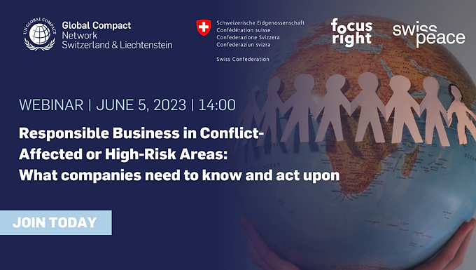 Responsible Business in Conflict-Affected or High-Risk Areas – what companies need to know and act upon