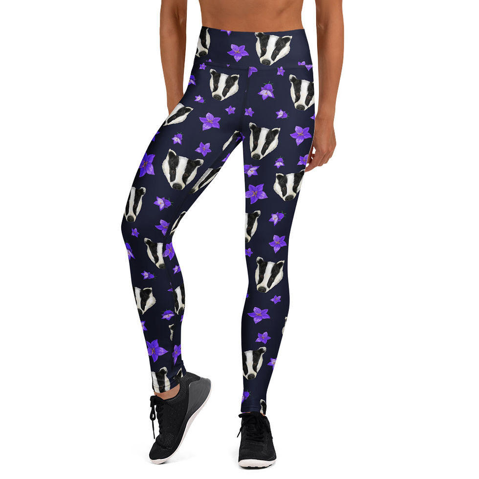 Thumbnail: Purple Badger Yoga Leggings
