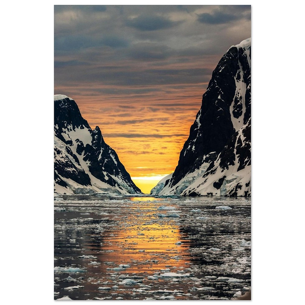 Thumbnail: Lemaire Channel Antarctica Aluminum Print