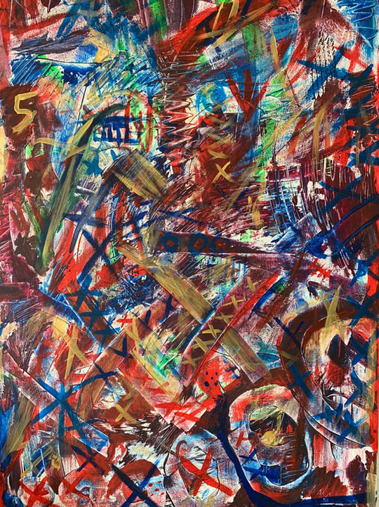 picture, artwork, paintings, derwisch, dervish, gold abstract, colours, jackson pollock, nice, beautiful, image, artist, ali kasap, crazy