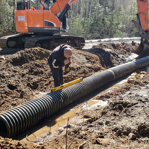 Installation ponceau