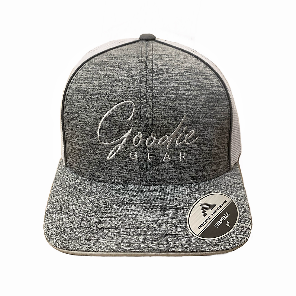 Thumbnail: Aggressive Heather Trucker Snapback Cap - Goodie Gear
