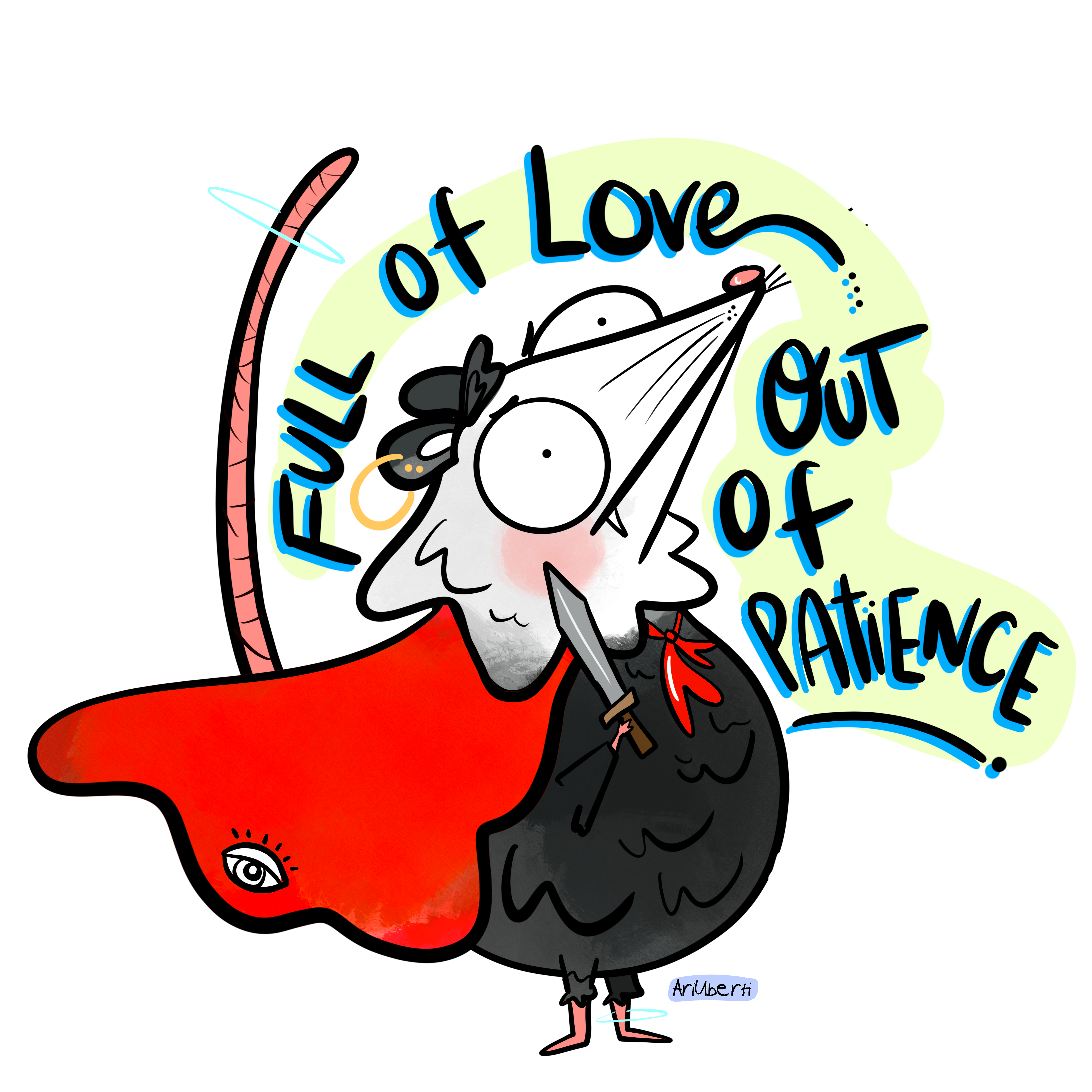 Full of love out of patience - Willy pepe!