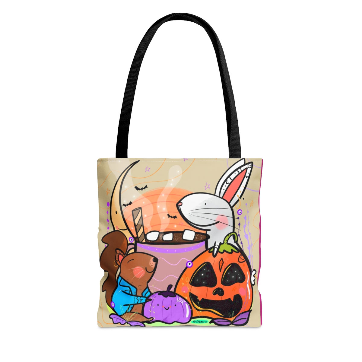 Falling in fall tote bag