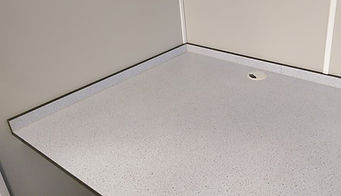 Trespa Worktop with 50mm trespa upstand