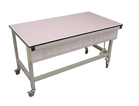 mobile bench with underslung data pack