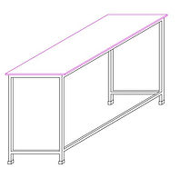 AutoCAD design drawing of School Desk wi