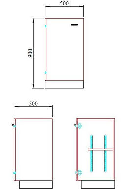 AT15 - Trespa Single Cupboard
