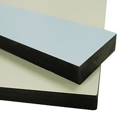 12mm CGL panel with black edge for toilet cubicles