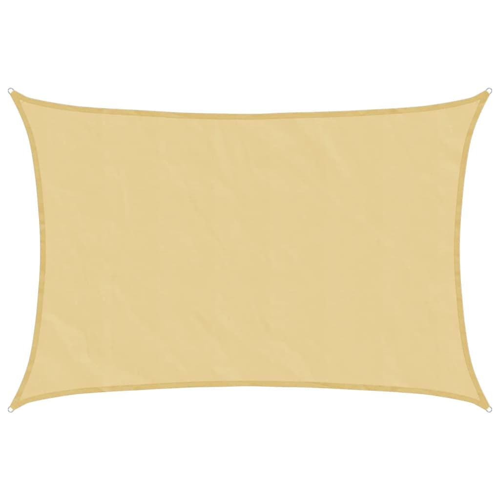 Zonnezeil 2x2 m 100% polyester oxford lichtgrijs